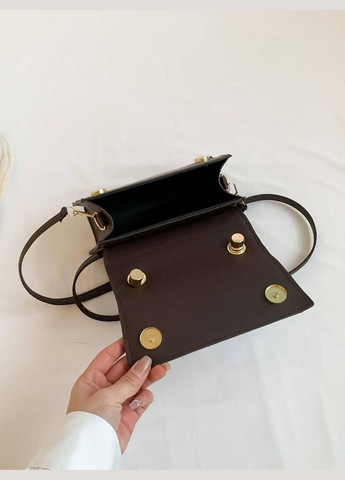 Женская сумка 9492 кросс-боди коричневая No Brand (313235623)