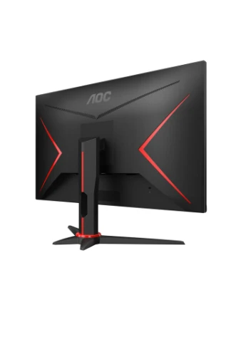 TFT 23.8" 24G2SPAE/BK, IPS, 165Гц, 1 мс, VGA, HDMI, DP, колонки, чорний з червоним AOC (315041001)