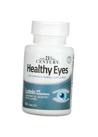 Комплекс для здоров'я очей із лютеїном Healthy Eyes Lutein and Antioxidants 60таб 21st Century (292710574)