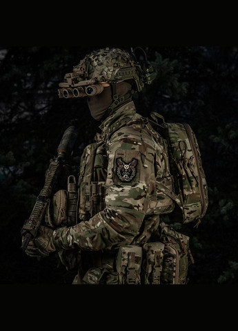 Нашивка Сова (вишивка) Black M-TAC (315047522)