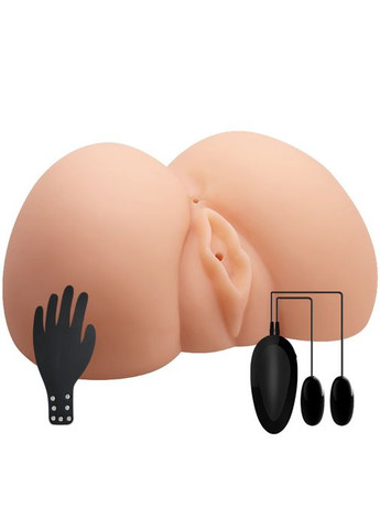 Мастурбатор жіноча попа, вагіна та анус з вібростимуляцією — Crazy Bull Judy Vagina And Ass DRIVE LyBaile (336946437)