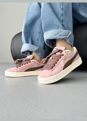 Кросівки жіночі Puma Suede XL Pink Brown | Пума Суеде ХЛ рожеві No Brand рожеві демісезони (341264143)