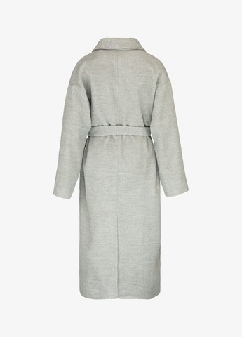 Серое демисезонное Пальто однотонное женское 02 Серый shop (2000999162886) On me