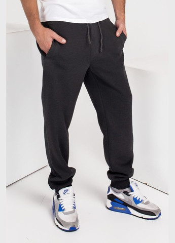 Темно-сірі утеплені флісом спортивні штани з манжетами ISSA PLUS (279581532)