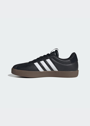 Кроссовки VL Court 3.0 Low Skateboarding adidas чёрные всесезоны (317367534)
