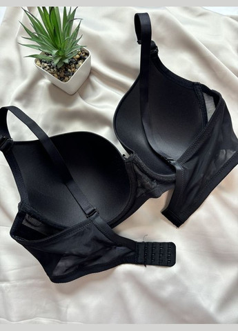 Чорний бюстгальтер Biweier з кісточками