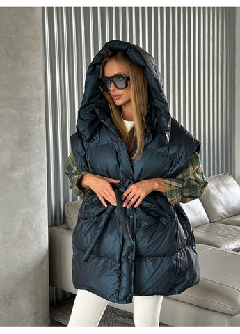 Темно-синяя куртка transformer удлиненная цвет темно-синий milirud