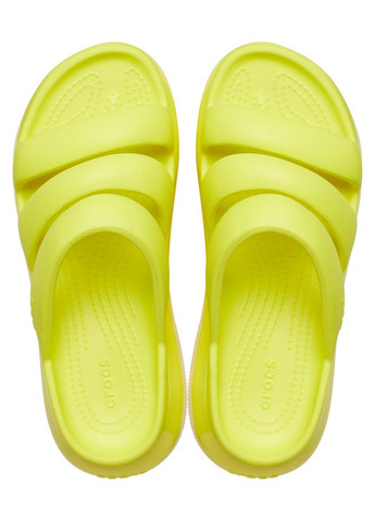 Шльопанці крокси сандалі на платформі Crocs Mega Crush Triple Strap Sandal Acidity (327993853)