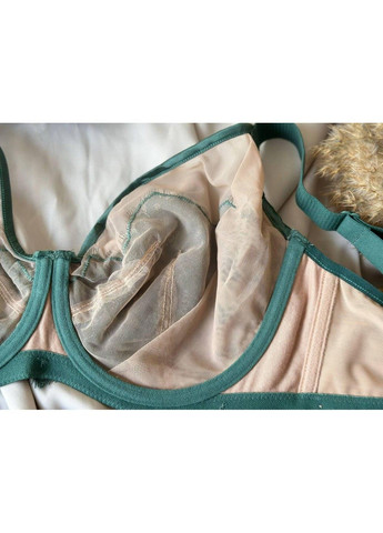 Зелений бюстгальтер без поролону зелений Lanny Mode