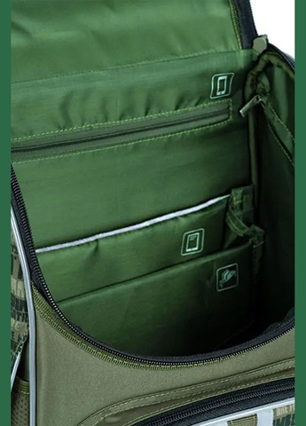 Набір шкільний рюкзак + пенал + сумка для взуття колір хакі ЦБ-00254159 Kite (296189083)