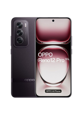 Мобільний телефон Reno12 Pro 5G 12/512GB Nebula Black (OFCPH2629_BLACK) Oppo (298747838)