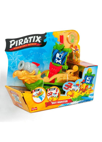 Детский игрушечный набор с фигурками "Пиратский корабль Небесный охотник" PIRATIX PPXSP114IN10 No Brand (362568969)