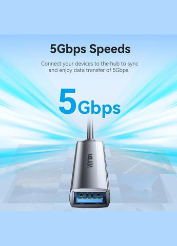Минихаб USB 3.0 на USB 3.0 и 3*2.0 CKOHB 0,15 м Vention (300524068)