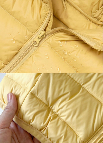 Жовта демісезонна куртка демісезонна дитяча No Brand