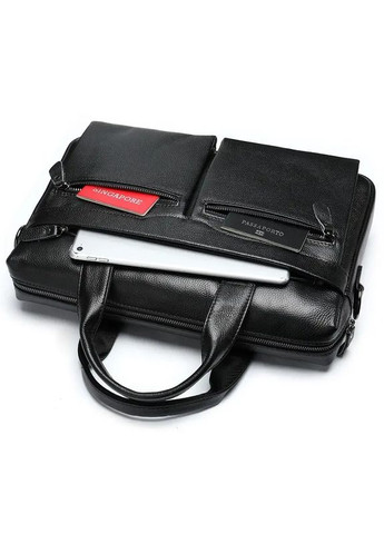 Чоловіча сумка для ноутбука й документів чорна SK N76955 Tiding Bag (341309435)