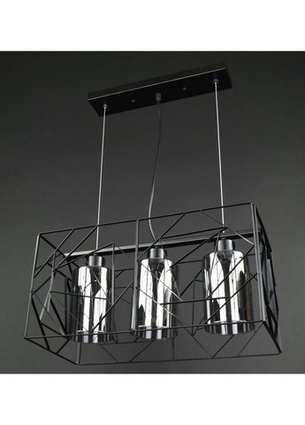 Люстра підвісна LOFT на 3 лампочки 27764 Чорний 30-100х25х48 см. Sunnysky (324395841)