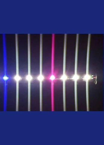 Занурювальний світильник для акваріума T4-40E LED 3 Вт біло-синьо-рожевий 35 см Xilong (275394950)