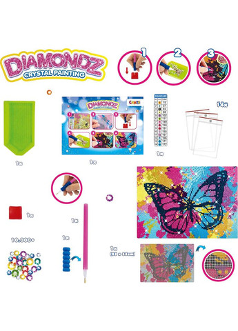 Набор для творчества DIAMONDZ Picture Set Butterfly (47798) Craze (329694837)