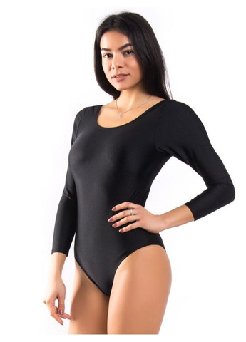 Чорний еластичний купальник з довгим рукавом Opt-kolo (337552842)