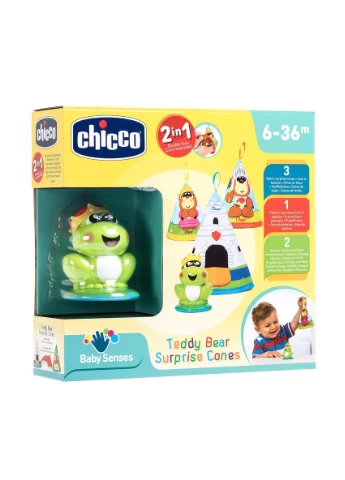 Іграшка-пірамідка "Ведмедики" (07898.00) Chicco (389083804)