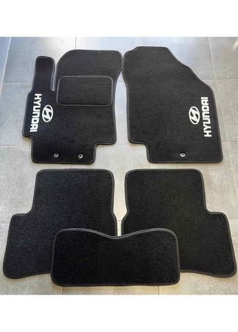 Ворсовые коврики в салон для Hyundai (2006-2010) /Хюндай Акцент Beltex Accent (360615084)