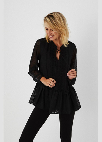 Чорна блузка Moodo