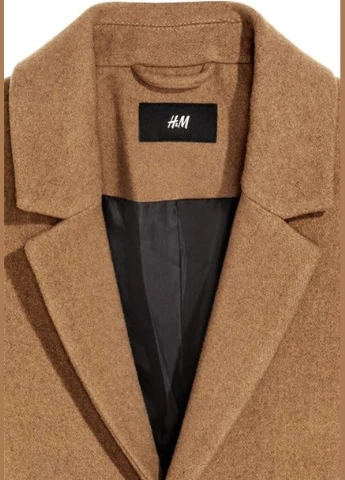 Бежеве Подовжене пальто H&M