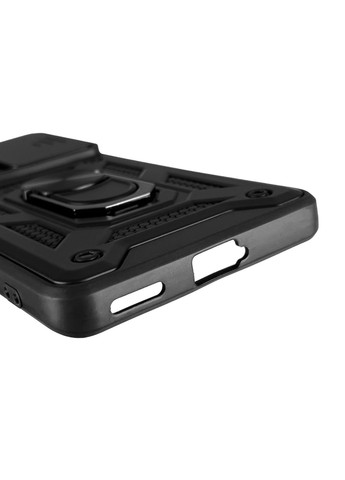 Чохол для 13 Lite броньований з кільцем зі шторкою на сяомі 13 лайт чорний rg1 Xiaomi (366020154)