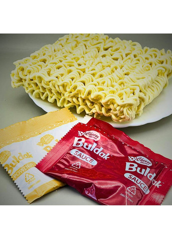 Корейська гостра локшина з сирним соусом 140г х 5 (Пакування 5 шт) Samyang Ramen Cheese Chicken Buldak (BUL-C-C-5) No Brand (366221489)