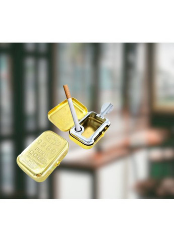 Міні-попільничка із неіржавкої сталі портативна кретивна кишенькова попільничка для цигарок No Brand (305866279)