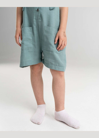 Оливкова (хакі) підлітковий комбінезон на шлейках Nicoletta