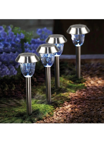 Садовий газонний вуличний декоративний світильник ліхтар з сутінковим датчиком на сонячній батареї 38 см (480688-Prob) Unbranded (340339398)