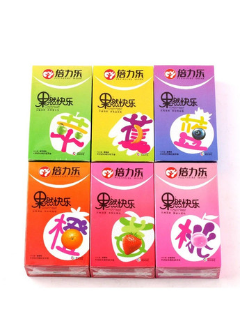 Презерватив Beilile Blueberry зі смаком чорниці 10 шт. HBM Group (284279074)