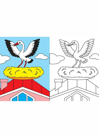 Раскраска Красочная Украина. Посмотри и раскрась ( ) РАНОК (338866482)