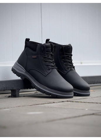 Черные зимние зимние мужские ботинки YZY