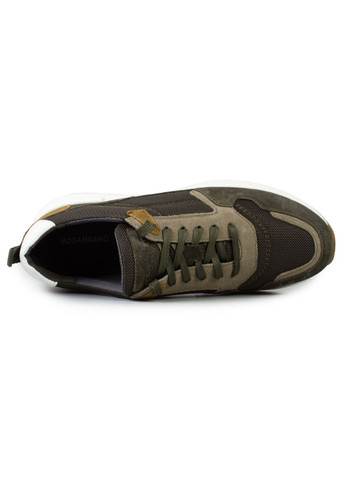 Зеленые демисезонные кроссовки мужские бренда 9200454_(2) ModaMilano