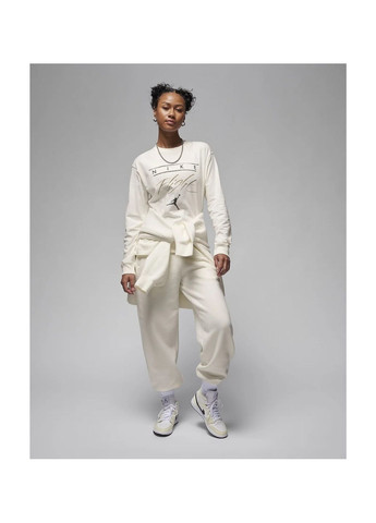 Лонгслів жіночий Long-Sleeve Graphic T-Shirt White Air Jordan (365962312)