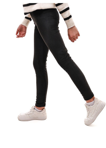 Черные зимние лосины для девочки подростка No Brand