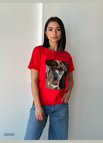 Футболка з принтом Liton - (303699222)