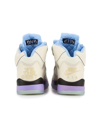 Оранжевые летние кроссовки nike air jordan 5 retro dj khaled peach найк аир джордан No Brand