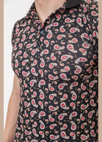 Поло чоловіче з принтом Ager 214R7003-1 (295263063)