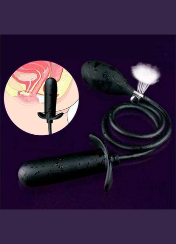 Надувной анальный расширитель Прямая пробка 2,9 см - 4,5 см - Анальные игрушки No Brand (322615349)