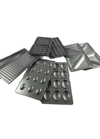 Электрогриль мультимейкер CB-1077 4в1 вафельница бутербродница бельгийская вафля Crownberg (297331358)