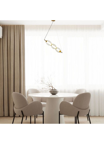 Дизайнерский led підвіс 9W з прозорими плафонами (800-P3171 CL) No Brand (370072245)