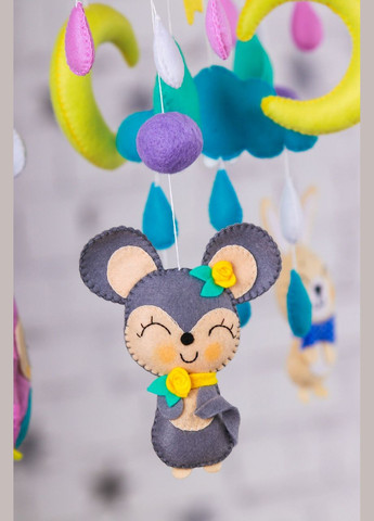 Дитячий мобіль на ліжечко для немовлят WooolyWool «Сонячні сни» No Brand (342757885)