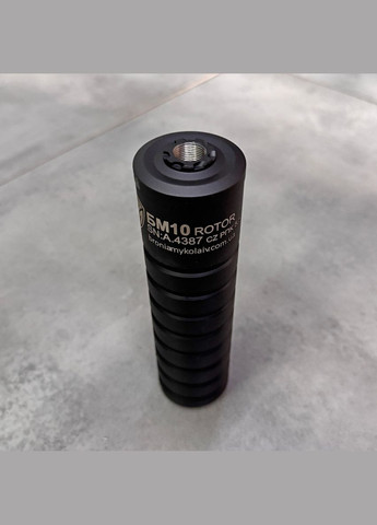 Глушитель боевой «БМ10 ROTOR CZ» 5.56, резьба – 14×1L, саундмодератор CZ Bren 2 5.56 Броня Миколаїв (362602382)