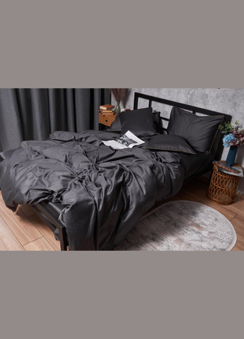 Комплект постільної білизни Satin Premium King Size 220x240 наволочки 2х70х70 (MS-820003887) Moon&Star Gold Corner (288043344)