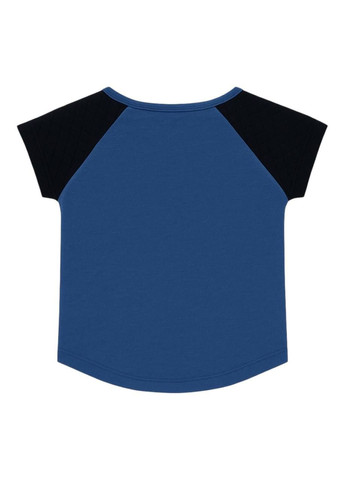 Синяя летняя футболка синий Kookai