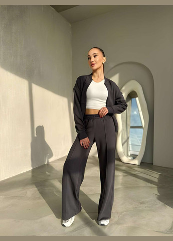 Женский спортивный костюм двойка брюки + бомбер, спортивный костюм... No Brand (331283637)