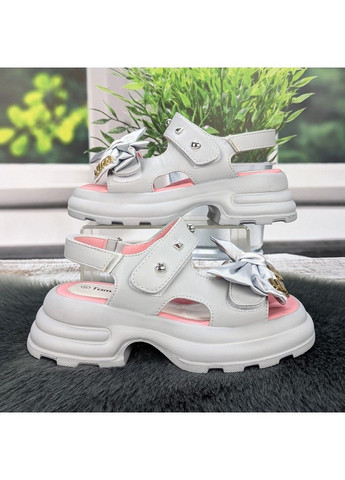 Серые босоножки сандалии детские для девочки Tom.M